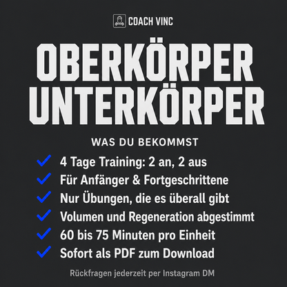 Oberkörper/Unterkörper
