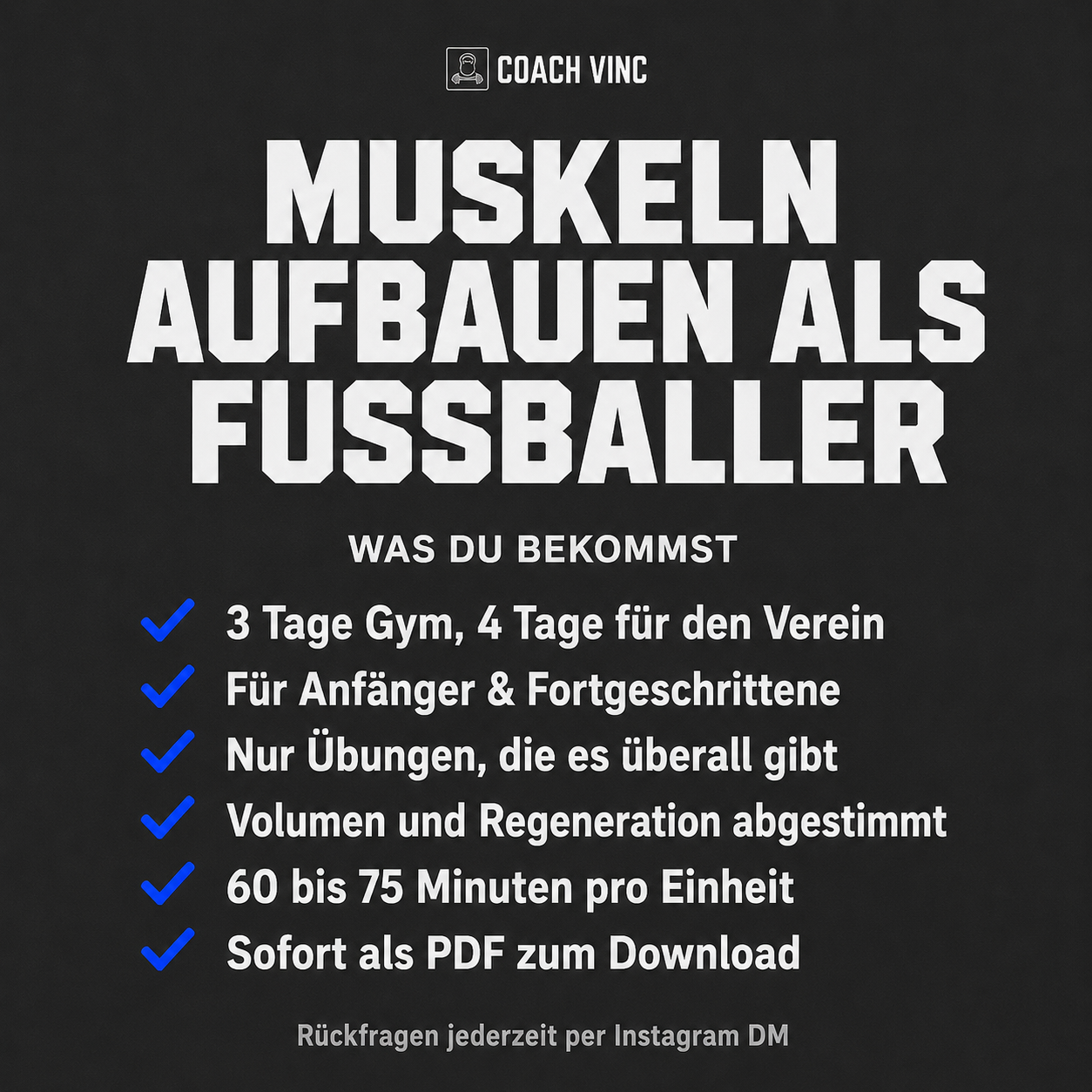 Muskelaufbau für Fußballer